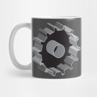 3D industrial gear Mug